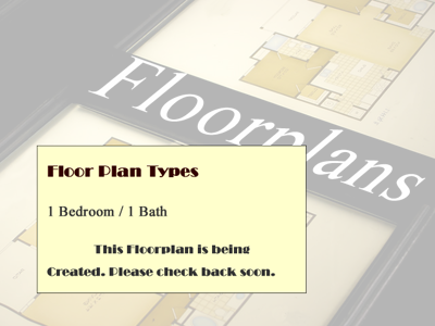 One Bedroom / One Bath - 690 Sq.Ft.*