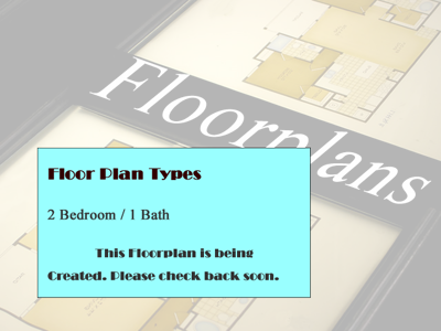 Two Bedroom / One Bath - 995 Sq.Ft.*