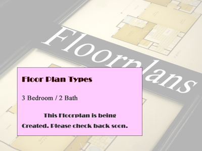 Three Bedroom / Two Bath - 1,340 Sq.Ft.*